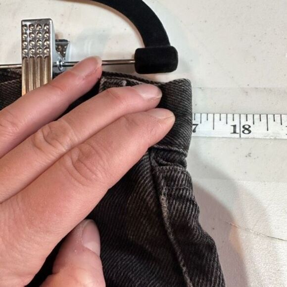 Vintage Y2K Levi’s 550 Charcoal‎ Black Size Women’s size 12 - Picture 8 of 16